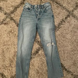 Zara ripped jeans